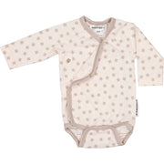 Wickelbody Bambus Beige Kleeblatt: 50/56 Geggamoja      NATURKINDCHEN