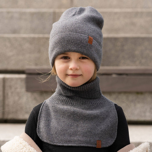 Dickie Halswärmer für Kinder aus Merino und Cashmere: Cremiges Beige / 0-3 Jahre menique      NATURKINDCHEN