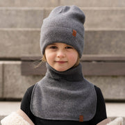 Dickie Halswärmer für Kinder aus Merino und Cashmere: Staubig rosa / 0-3 Jahre menique      NATURKINDCHEN
