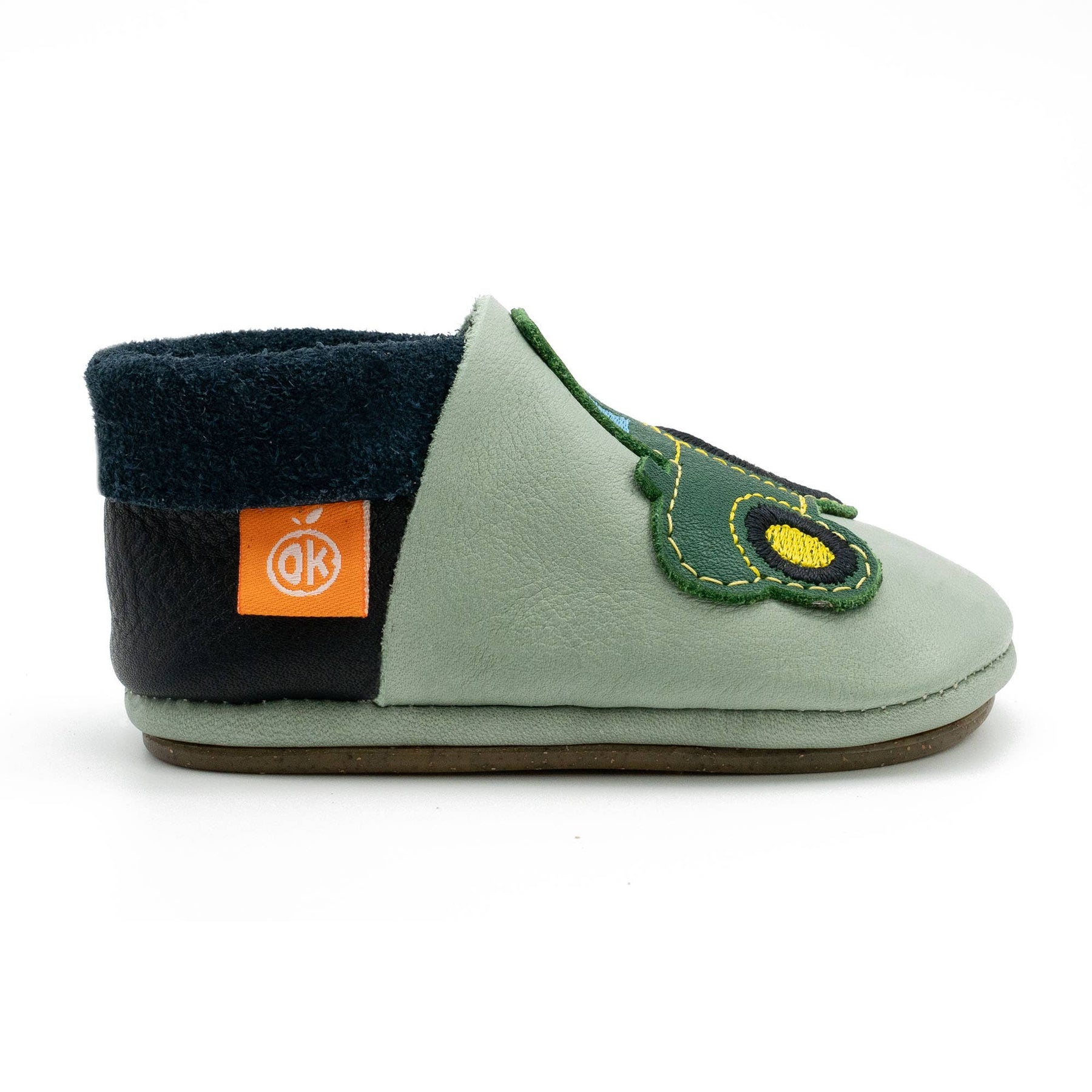 Barfußschuhe AMIGO Motiv Trecker: Mint / 26/27 Orangenkinder®      NATURKINDCHEN