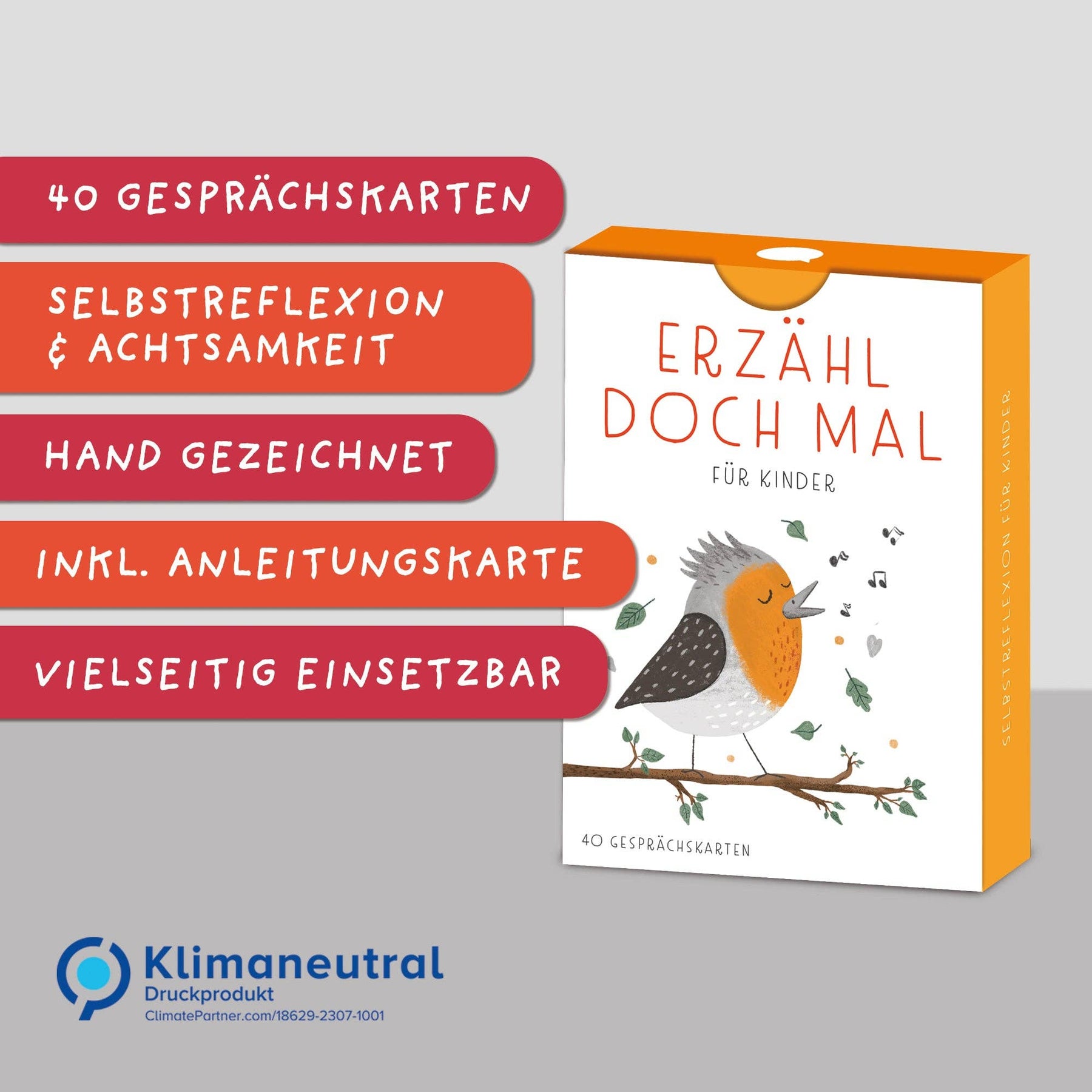 Erzähl doch mal – Gesprächskarten für Kinder Rüsselfuchs      NATURKINDCHEN