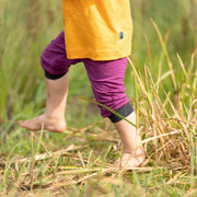 Hose zwetschke, Merinowolle & Seide (bio/GOTS): 50-56 Glückskind      NATURKINDCHEN