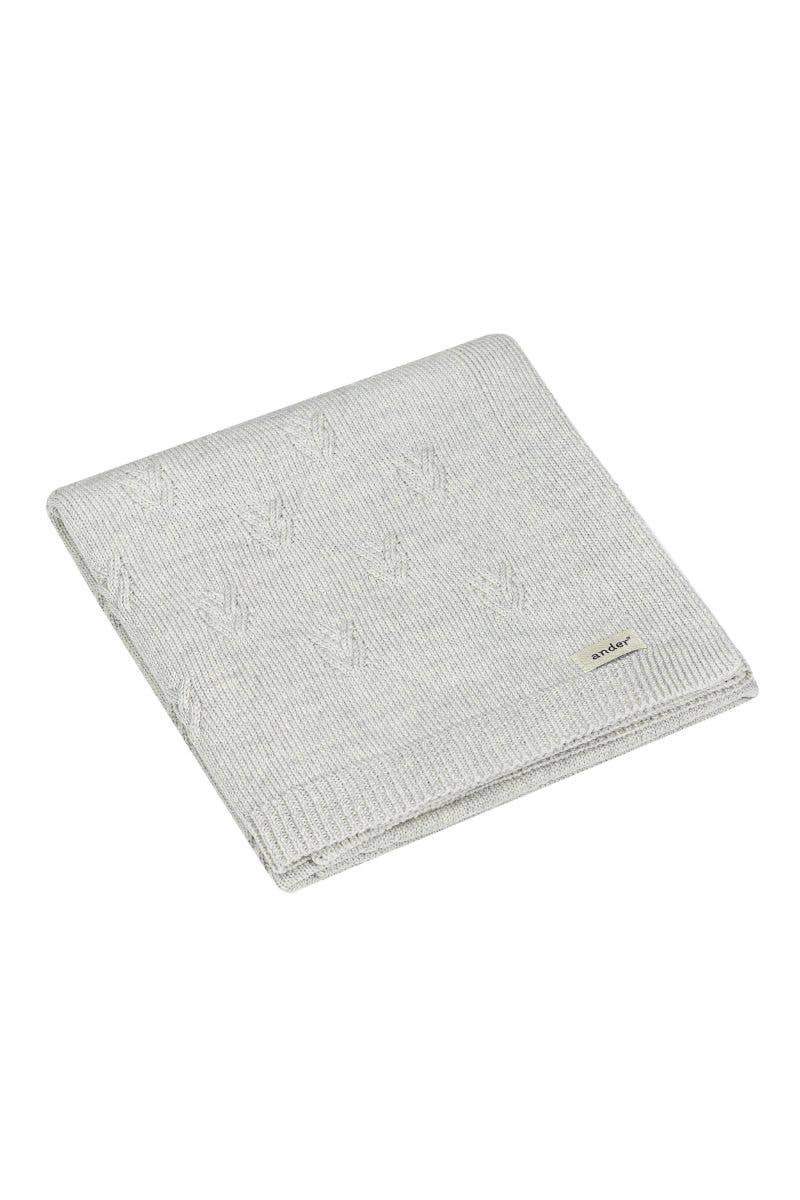 Decke DIEGO aus 100% MERINOWOLLE Hergestellt in Polen: Beige / 75x100 cm Ander      NATURKINDCHEN