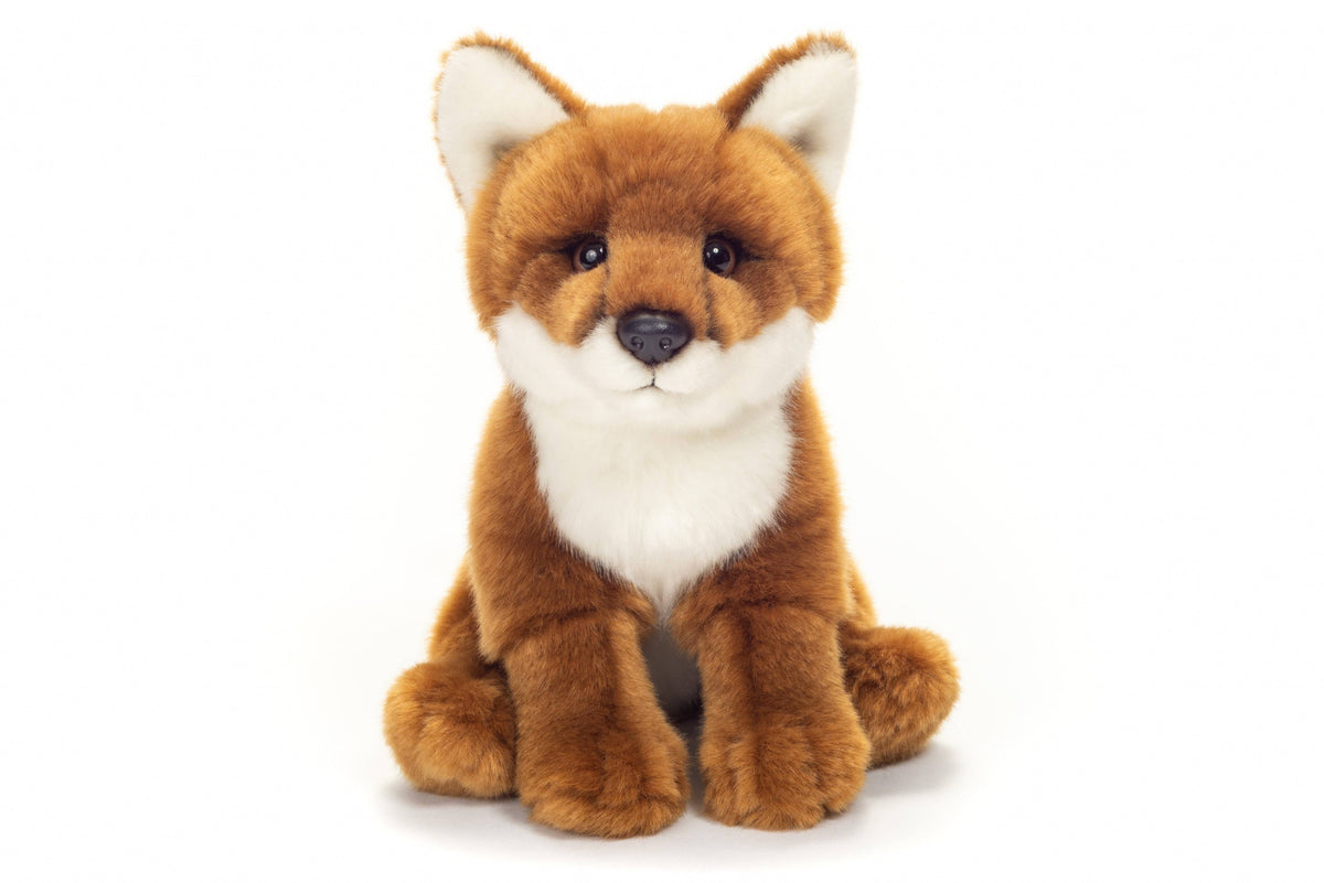 Fuchs sitzend rotbraun 20 cm - Plüschtier - Stofftier Teddy Hermann      NATURKINDCHEN