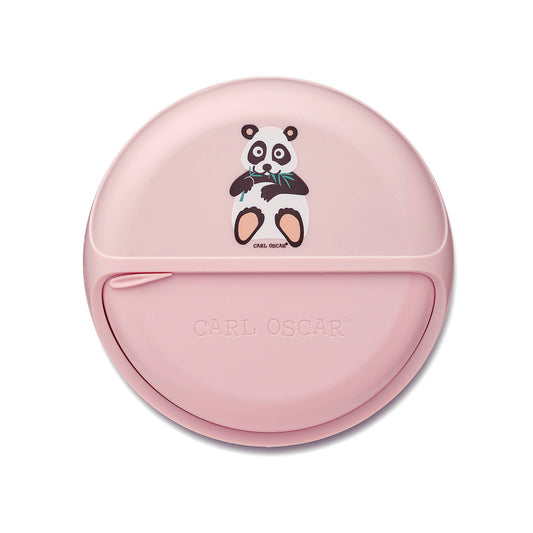 MiniDISC™ Pink Panda – praktischer Snackspender zum Drehen Carl Oscar      NATURKINDCHEN