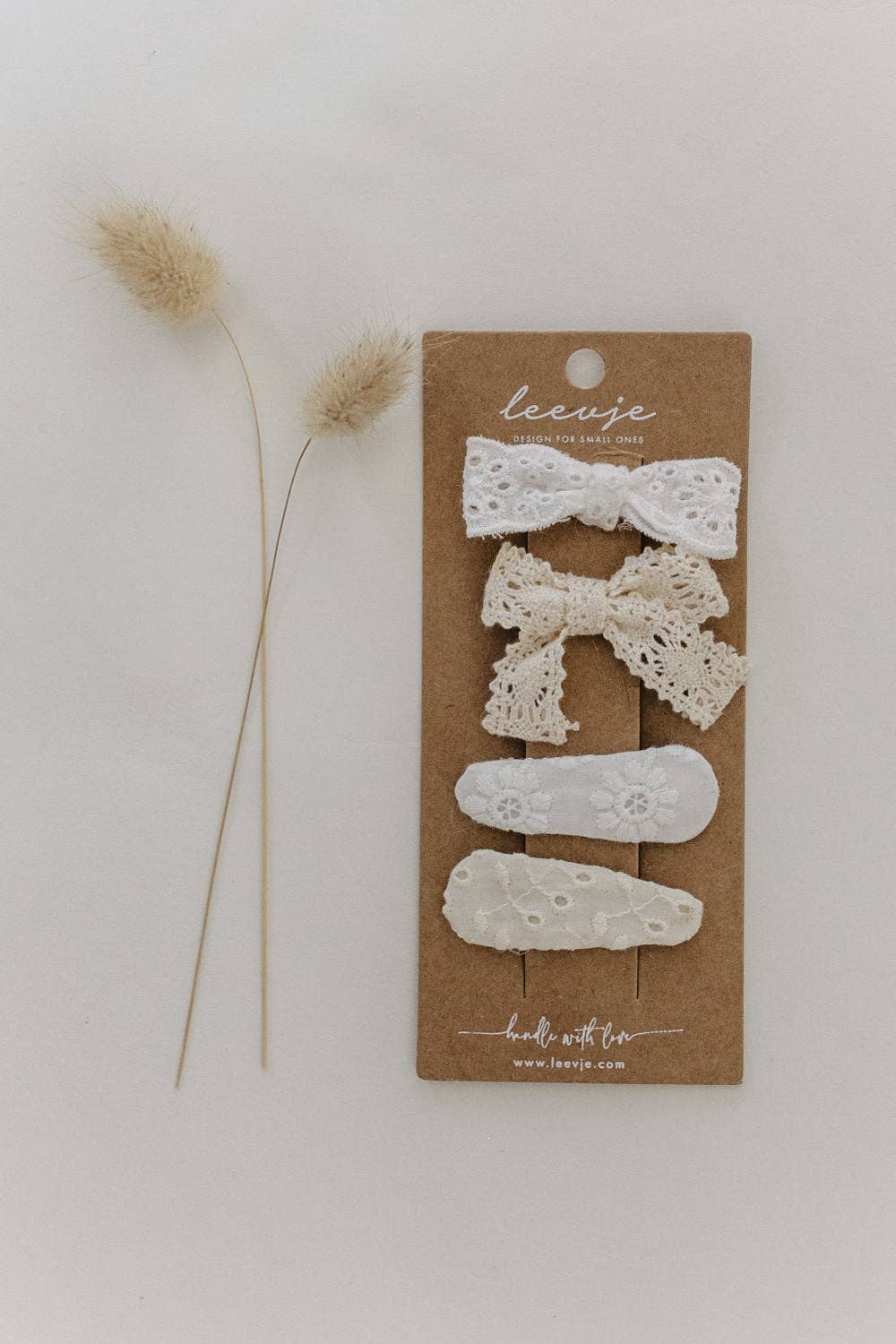 Haarspangen 'Lace Clips' Leevje      NATURKINDCHEN