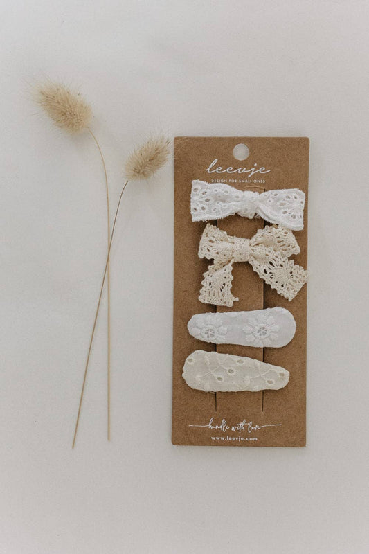 Haarspangen 'Lace Clips' Leevje      NATURKINDCHEN