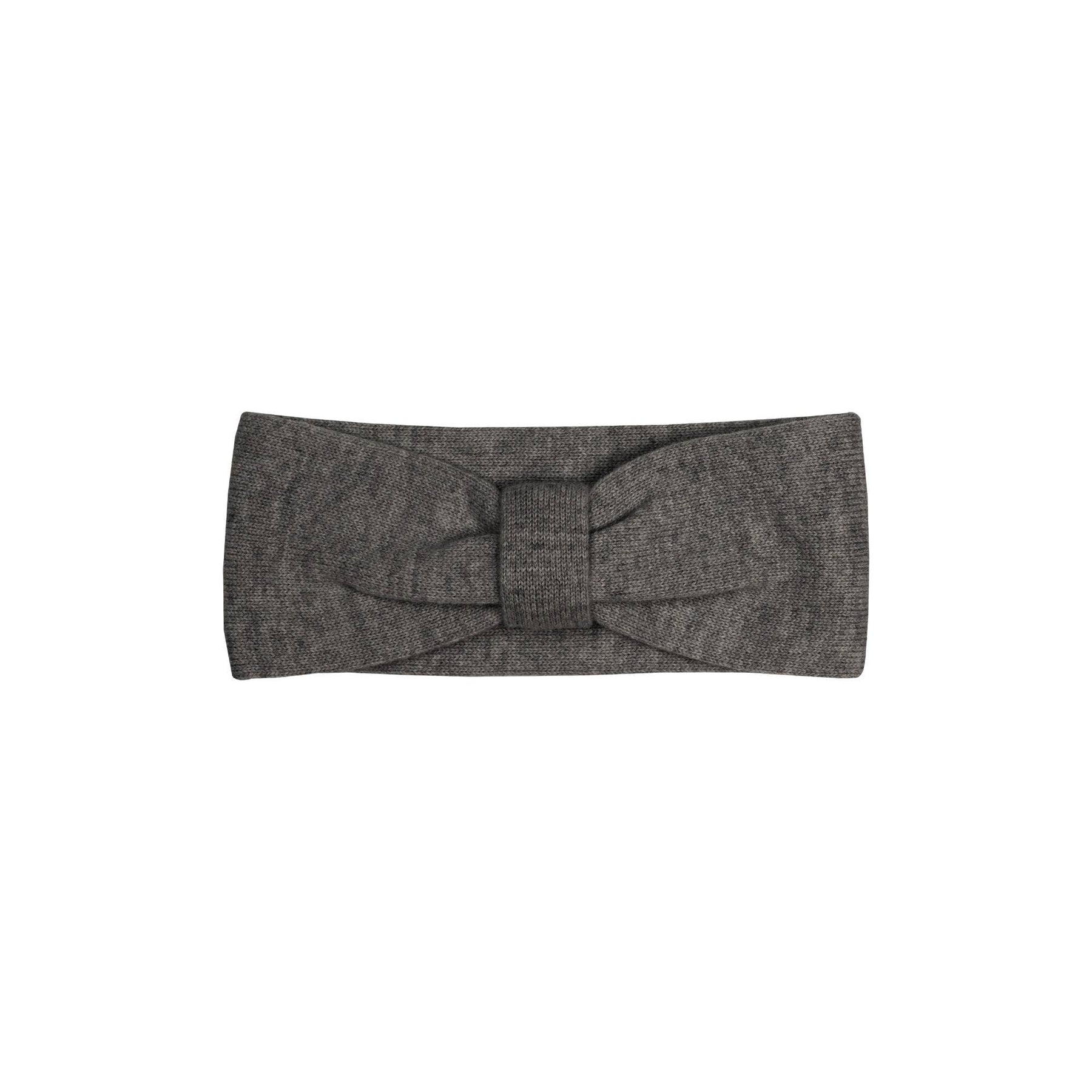 Strickstirnband für Kinder mit Band aus Merino und Cashmere: Helles Grau / 3-7 Jahre menique      NATURKINDCHEN