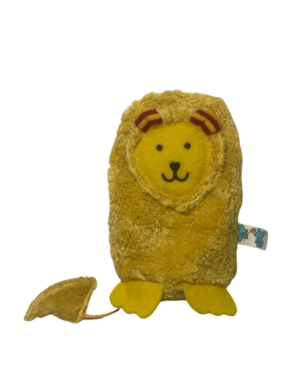 Bio Öko kinder  Mini Kissen "Lowe"/MLIP-10: Bio Dinkelkörner/Lavendel