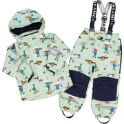 Regenjacke Pippi Langstrumpf Mint: 110/116 Geggamoja      NATURKINDCHEN
