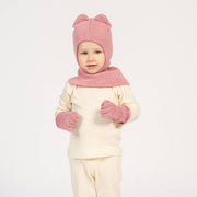 Strickhandschuhe aus Merinowolle für Kinder: Dunkelgrau / 1-3J menique      NATURKINDCHEN