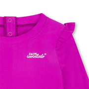 UV-Schwimm-T-Shirt, langärmlig – Lila – Wild Fuchsia: 110/116 Swim Essentials      NATURKINDCHEN