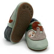 Barfußschuhe AMIGO Motiv Faultier: Mint / 22/23 Orangenkinder®      NATURKINDCHEN