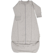 Schlafsack Bambus Classic Grau/Weiß: 62/68 Geggamoja      NATURKINDCHEN