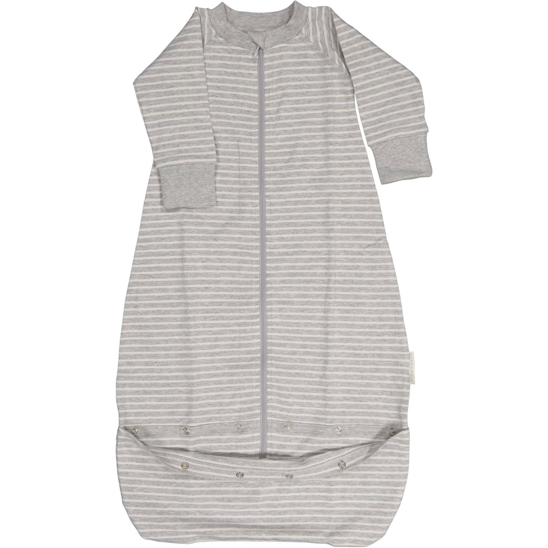 Schlafsack Bambus Classic Grau/Weiß: 74/80 Geggamoja      NATURKINDCHEN