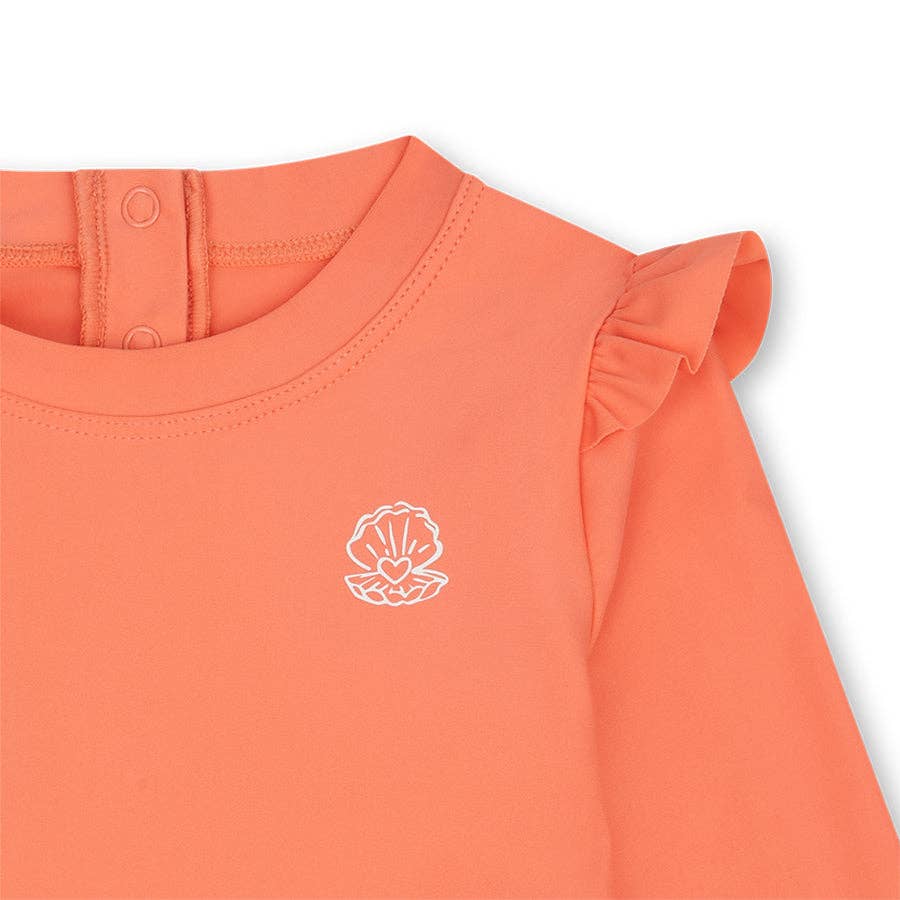 UV-Schwimm-T-Shirt Langarm - Rosa - Shell Tastic: 98/104 Swim Essentials      NATURKINDCHEN