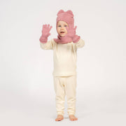 Strickhandschuhe aus Merinowolle für Kinder: Cremiges Beige / 3-6 JAHRE menique      NATURKINDCHEN