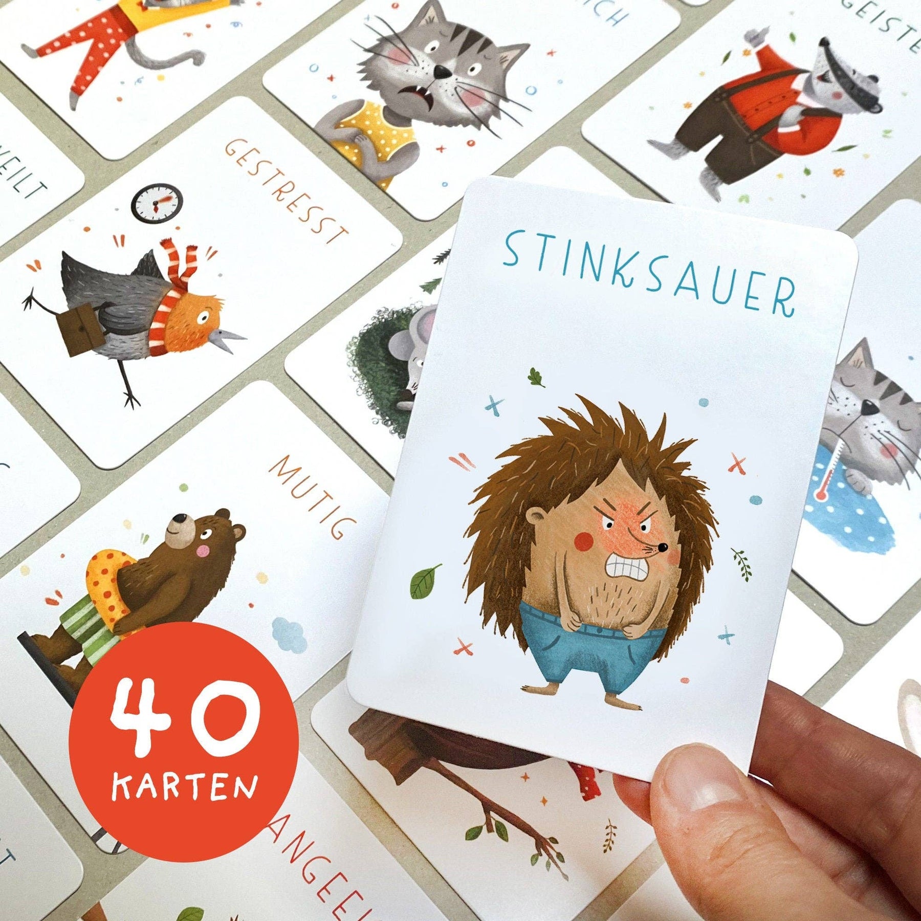 Starke Gefühle – Gefühlskarten für Kinder Rüsselfuchs      NATURKINDCHEN