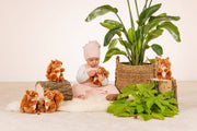 Eichhörnchen 14 cm - Plüschtier - Stofftier Teddy Hermann    Geschenke  NATURKINDCHEN