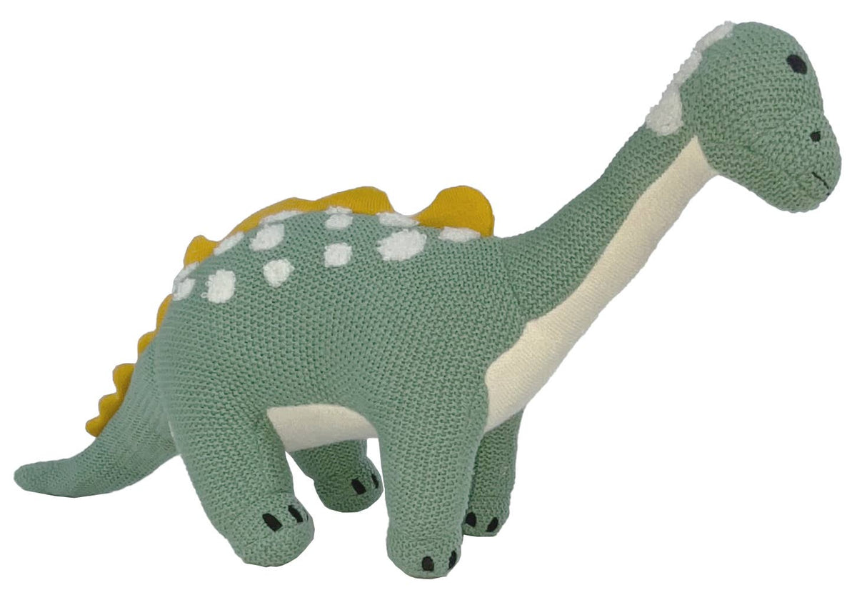 Stoffpuppe Dino mittel, grün, 28x48cm Mea-Living      NATURKINDCHEN