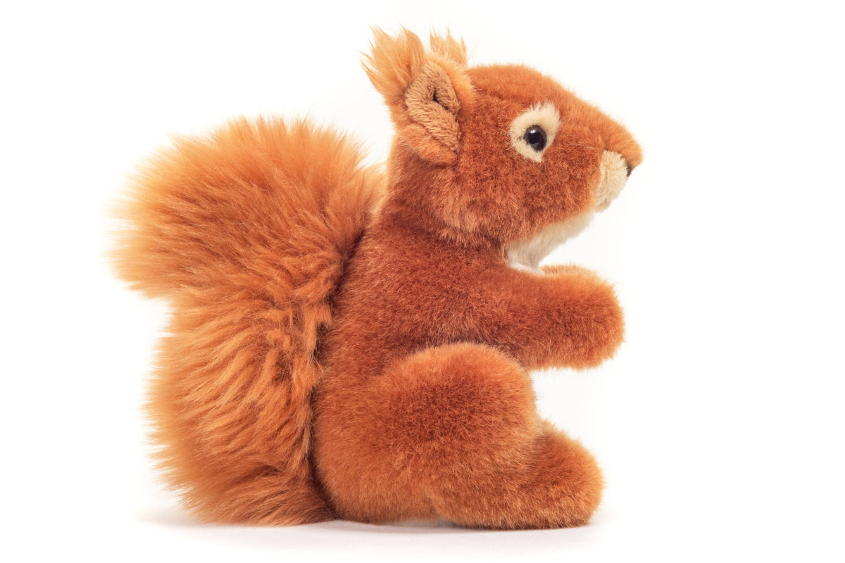 Eichhörnchen 14 cm - Plüschtier - Stofftier Teddy Hermann    Geschenke  NATURKINDCHEN