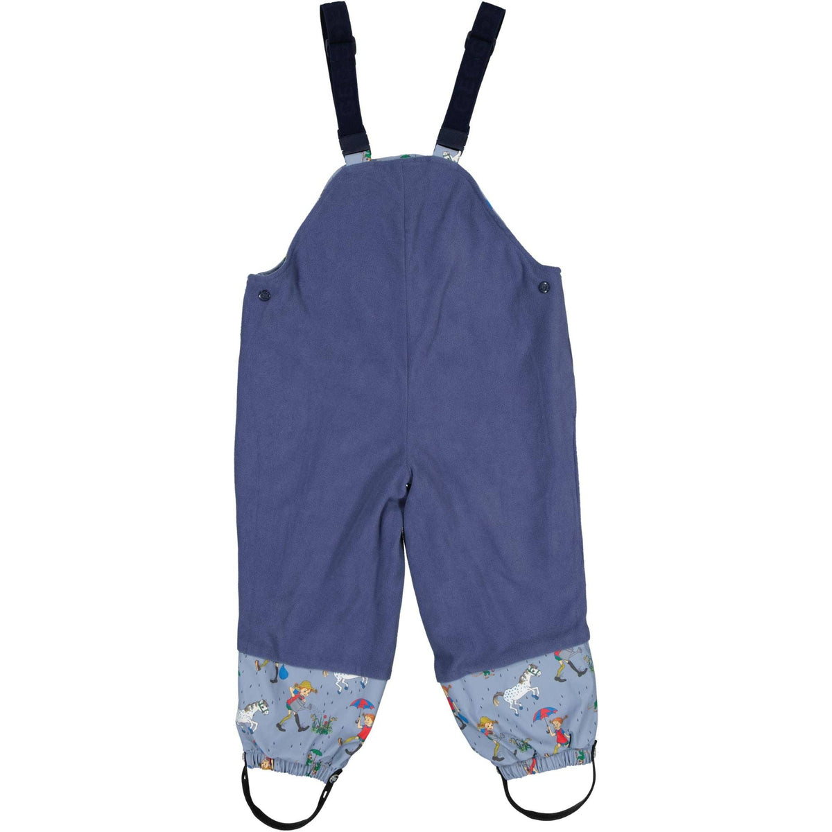 Regenset fleecegefüttert Pippi Langstrumpf denimblau: 110/116 Geggamoja      NATURKINDCHEN
