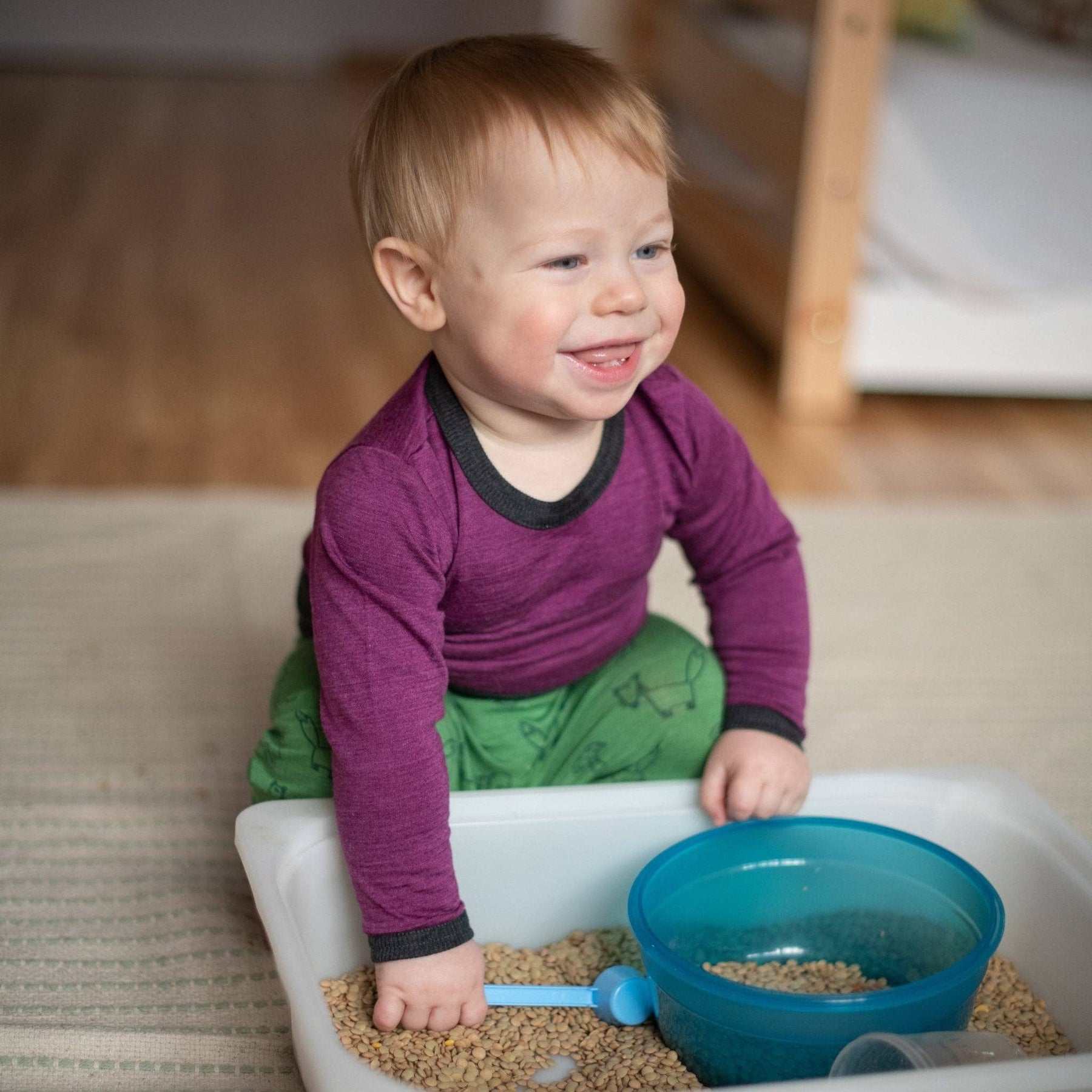 Body zwetschke uni, Merinowolle & Seide (bio/GOTS): 74-80 Glückskind      NATURKINDCHEN