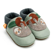 Barfußschuhe AMIGO Motiv Faultier: Mint / 28/29 Orangenkinder®      NATURKINDCHEN
