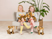Leopard sitzend 27 cm - Plüschtier - Stofftier Teddy Hermann      NATURKINDCHEN