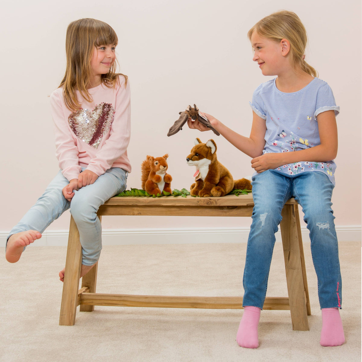 Fuchs sitzend rotbraun 20 cm - Plüschtier - Stofftier Teddy Hermann      NATURKINDCHEN