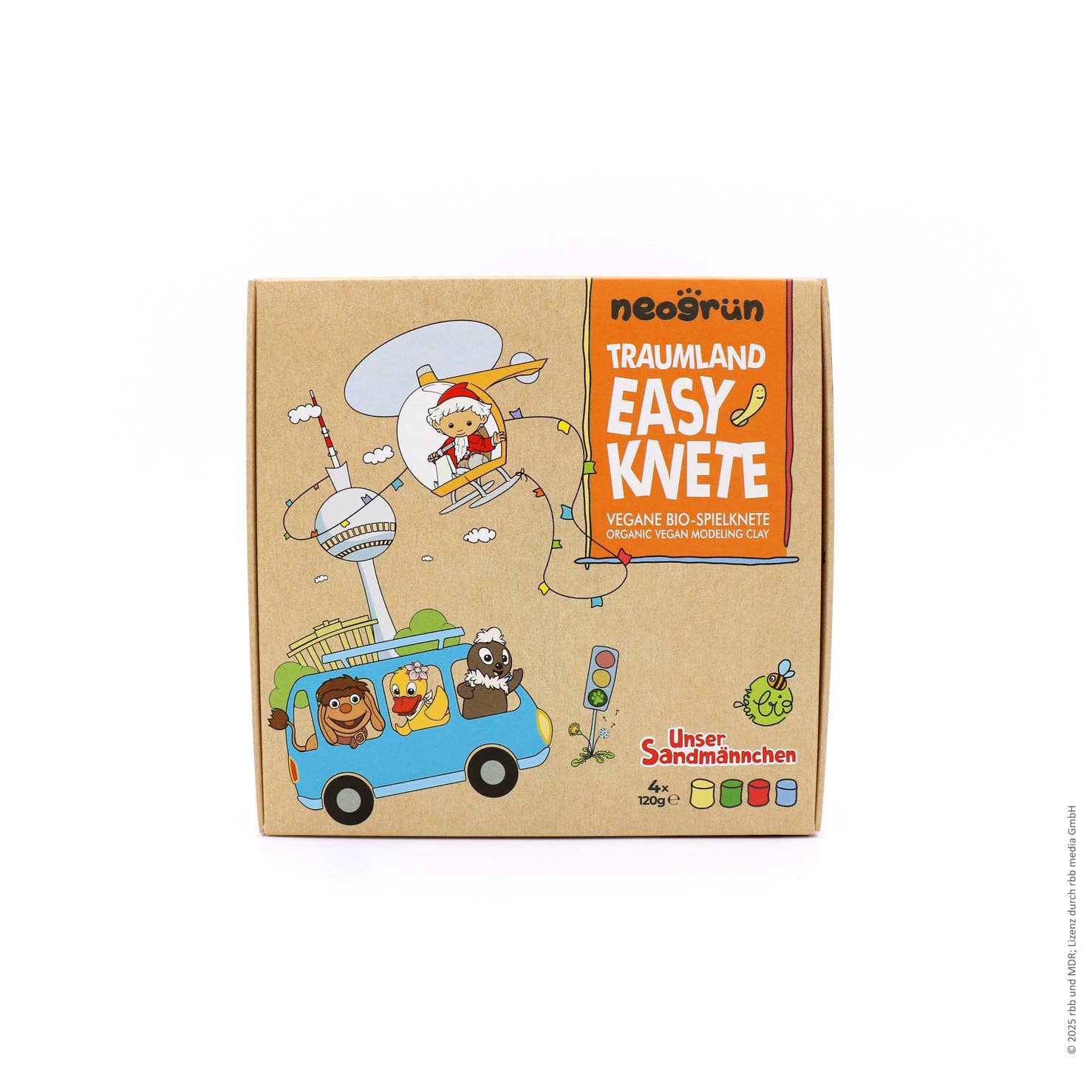 Traumland Easy-Knete 4er Set NEOGRÜN      NATURKINDCHEN