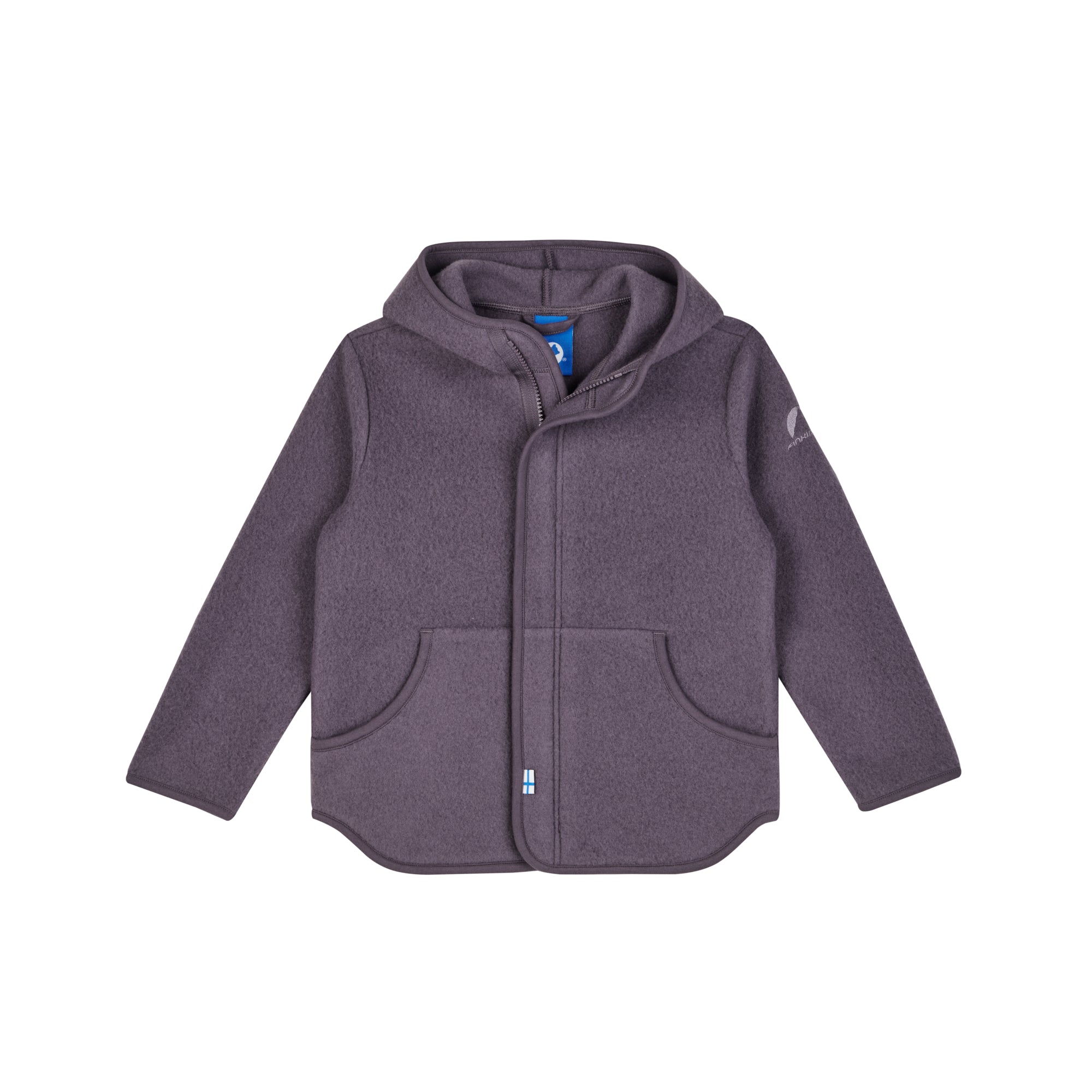Finkid LUONTEVA Wollfleecejacke - Zip in Innenjacke NATURKINDCHEN Black Plum / 120/130  119.95   NATURKINDCHEN