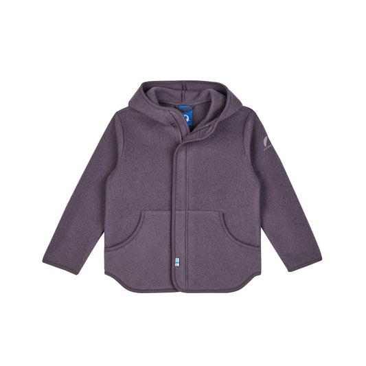 Finkid LUONTEVA Wollfleecejacke - Zip in Innenjacke NATURKINDCHEN Black Plum / 120/130  119.95   NATURKINDCHEN